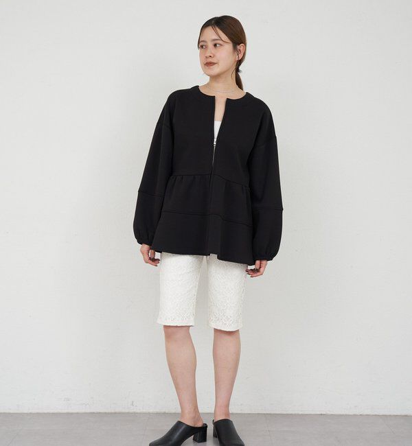  「ポンチペプラムトップス」|Tシャツ・カットソー|