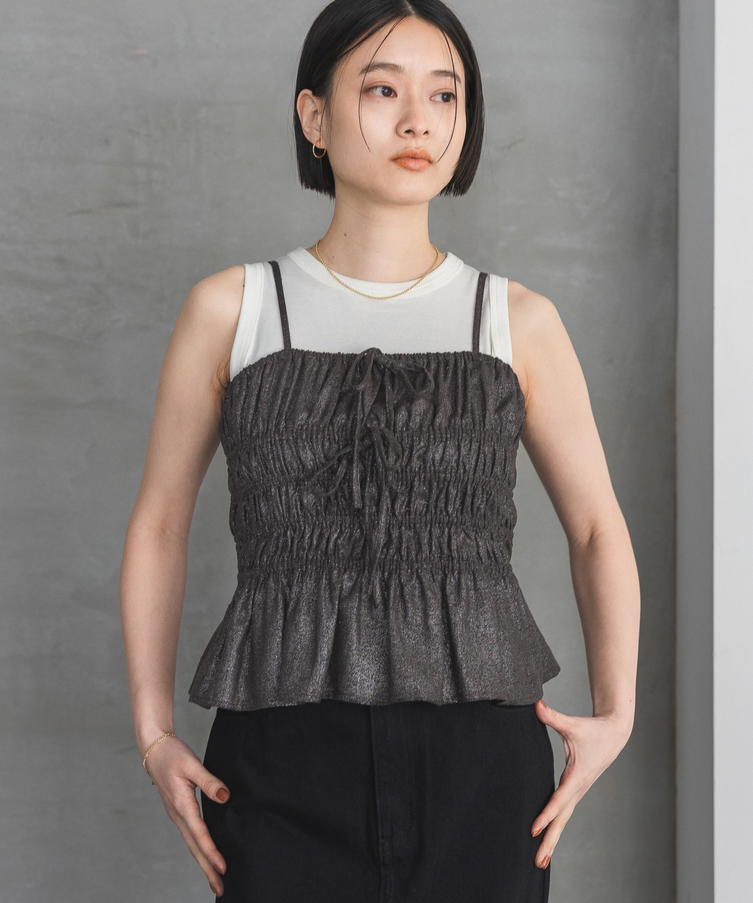 A part by 「ハクキャミビスチェ」|キャミソール|