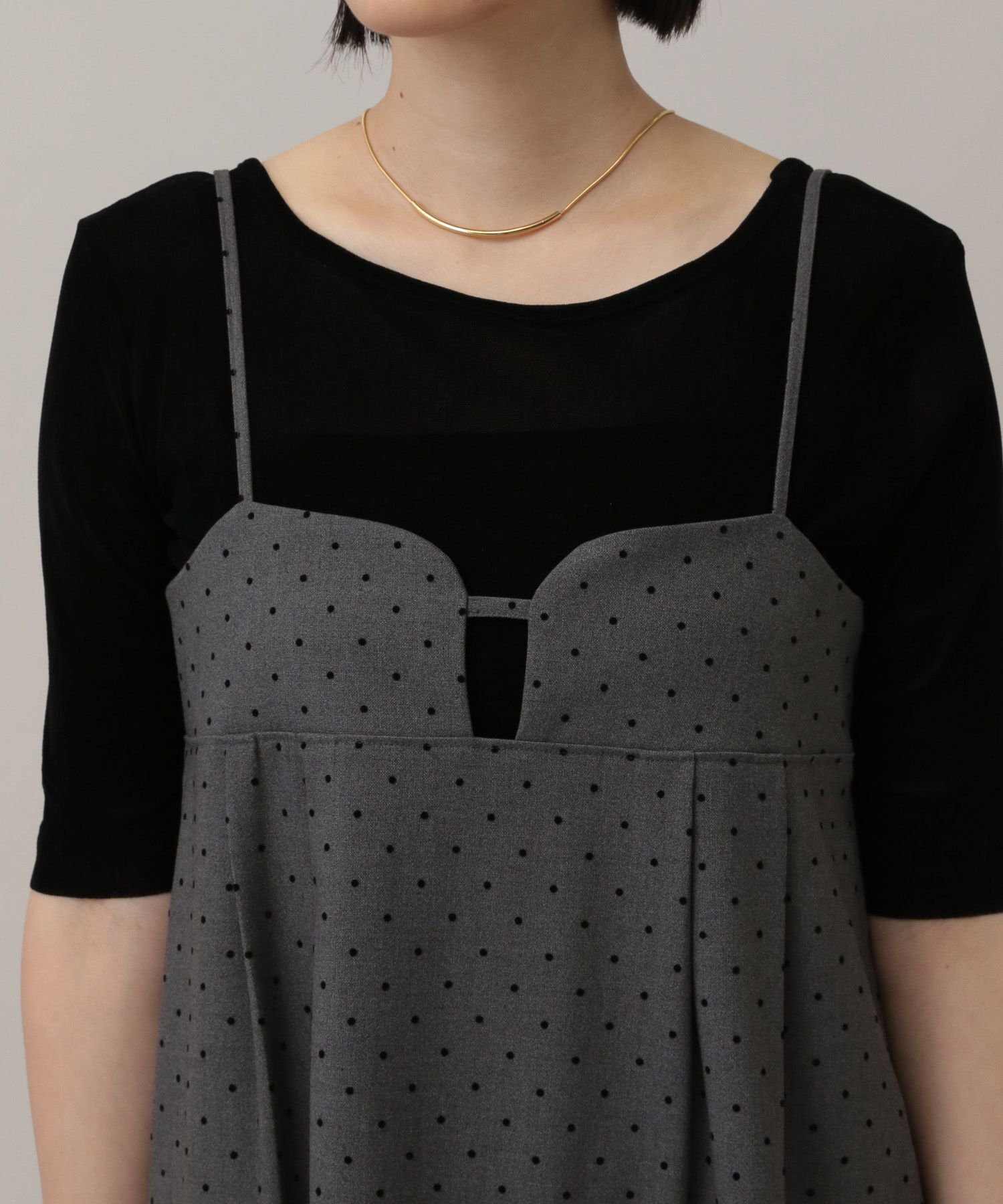 A part by 「フロッキードットキャミワンピース」|ワンピース|