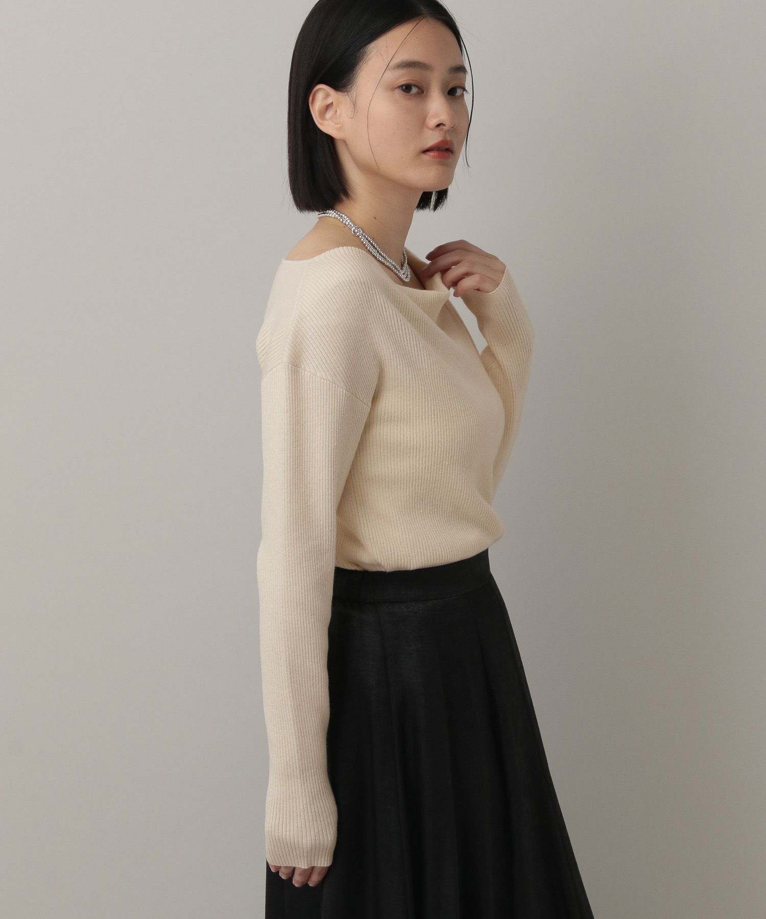 A part by 「ドレープニットプルオーバー」|ニット・セーター|