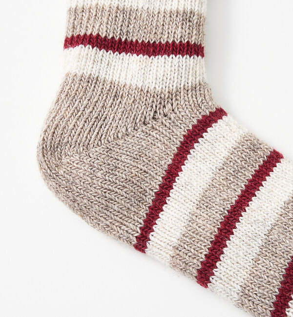 collex「【ecuvo】別注 ボーダーWソックス」|ソックス|