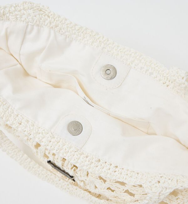 collex「【Swaraj /スワラージ】手編みペーパーラフィアトートバッグ【予約】」|かごバッグ|