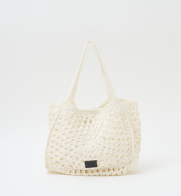 collex「【Swaraj /スワラージ】手編みペーパーラフィアトートバッグ【予約】」|かごバッグ|