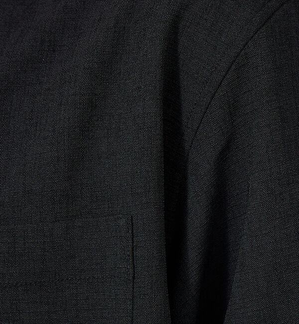 ABAHOUSE「Vネック スキッパー リネンライク 半袖 シャツ」|シャツ・ブラウス|