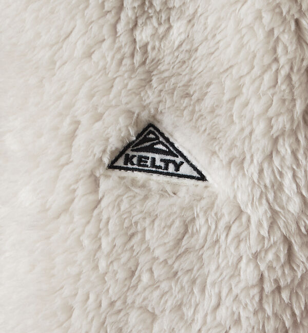 ABAHOUSE「【KELTY / ケルティ】別注 ノーカラー フリース ボア オーバーサイズ ブ」|ブルゾン・スタジャン|