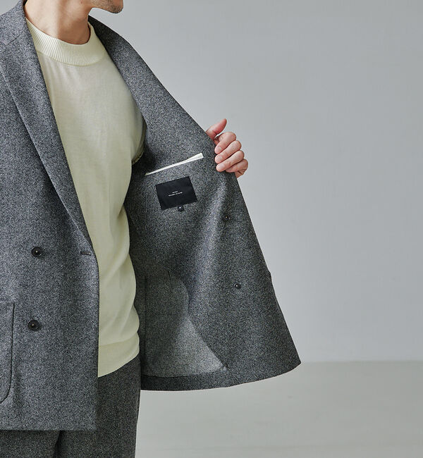 ABAHOUSE「【セットアップ対応】カシミヤ ブレンド ダブルジャケット」|その他|