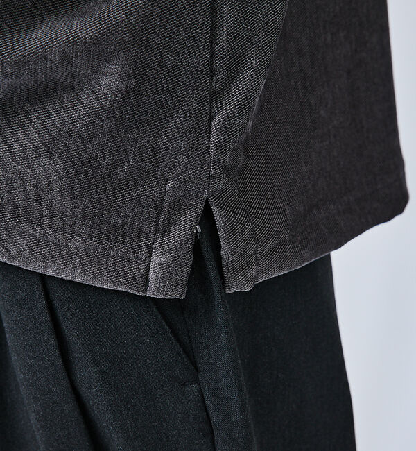 ABAHOUSE「【ベロア&times;コール】リラックス カットソー / スウェット」|Tシャツ・カットソー|