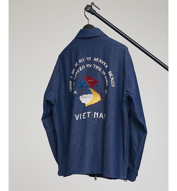 ABAHOUSE「【TAION / タイオン】NON DOWN REVERSIBLE VET BL」|ブルゾン・スタジャン|ブルー系その他1