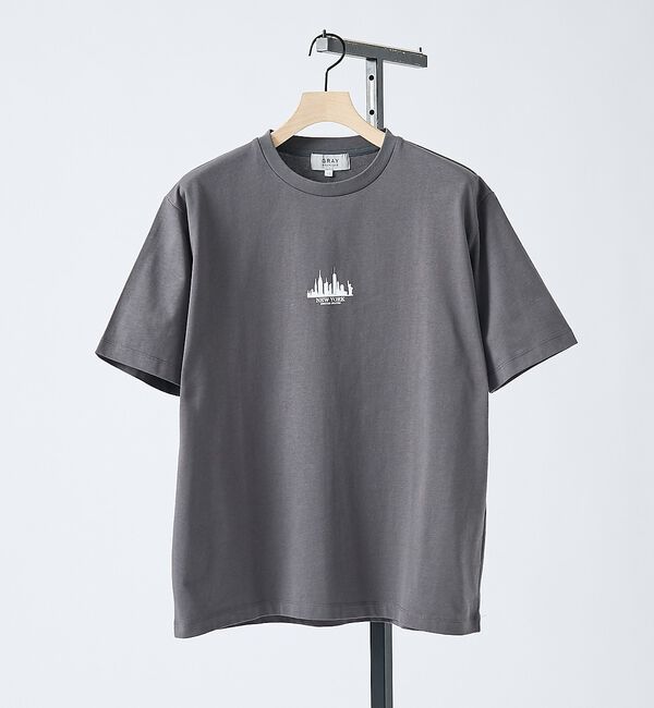 ABAHOUSE「【CITY PRINT】半袖Tシャツ」|Tシャツ・カットソー|