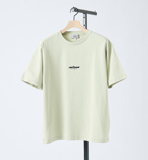 ABAHOUSE「【CITY PRINT】半袖Tシャツ」|Tシャツ・カットソー|