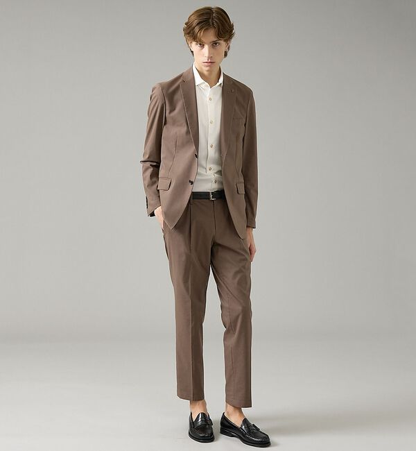 ABAHOUSE「【ON/OFF兼用】SOLOTEXコットン 36ゲージ モクロディ ストレッチシ」|シャツ・ブラウス|