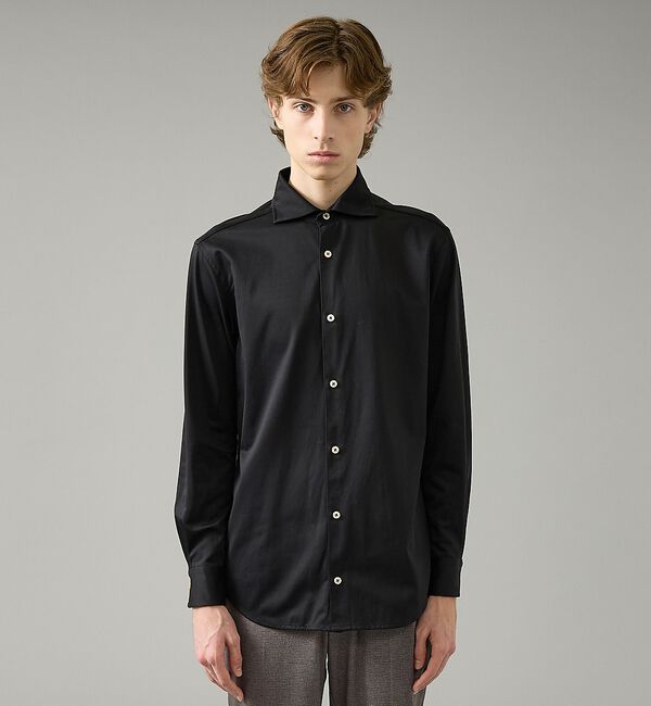 ABAHOUSE「【ON/OFF兼用】SOLOTEXコットン 36ゲージ モクロディ ストレッチシ」|シャツ・ブラウス|