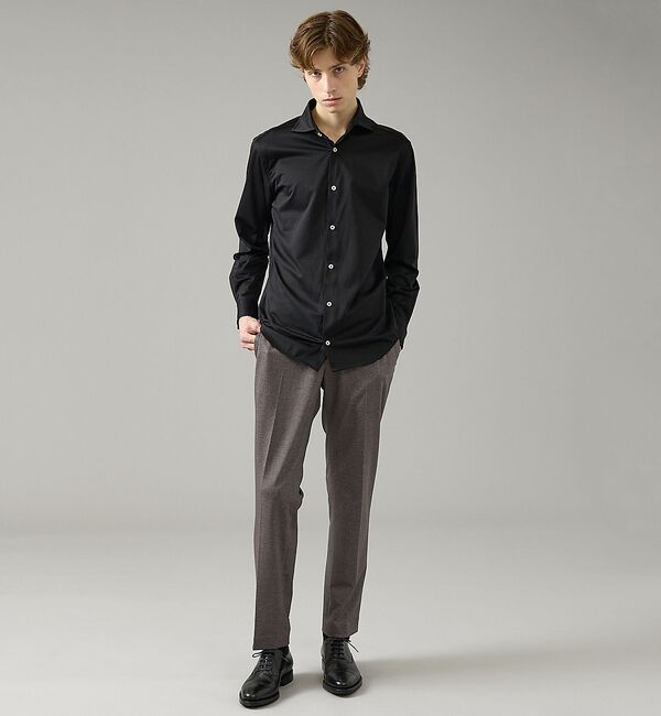 ABAHOUSE「【ON/OFF兼用】SOLOTEXコットン 36ゲージ モクロディ ストレッチシ」|シャツ・ブラウス|