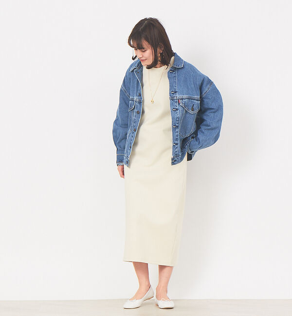 Rouge vif「ボリュームスリーブダンボールワンピース」|ワンピース|