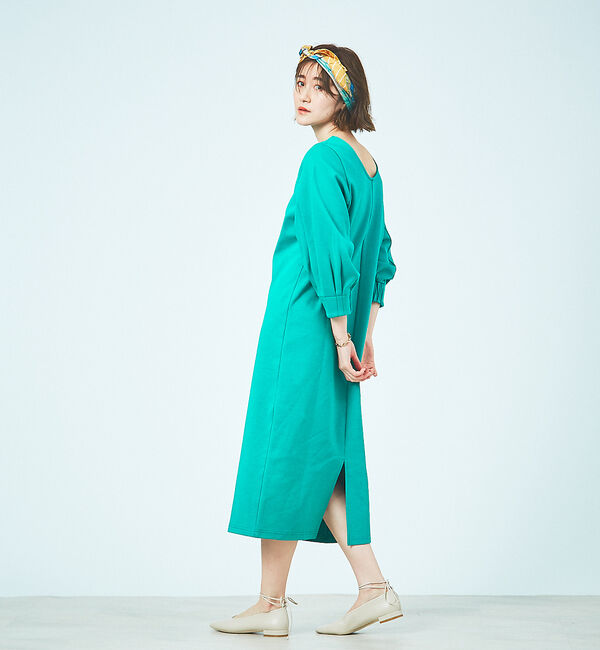 Rouge vif「ボリュームスリーブダンボールワンピース」|ワンピース|