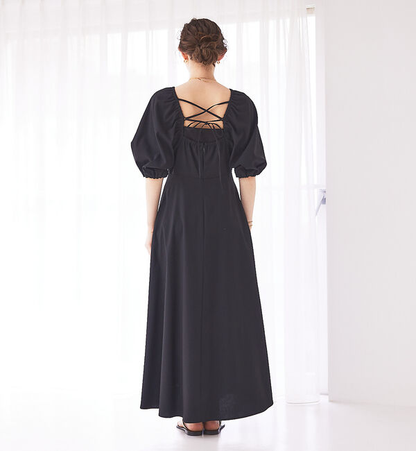 Rouge vif「パフスリーブワンピース」|ワンピース|