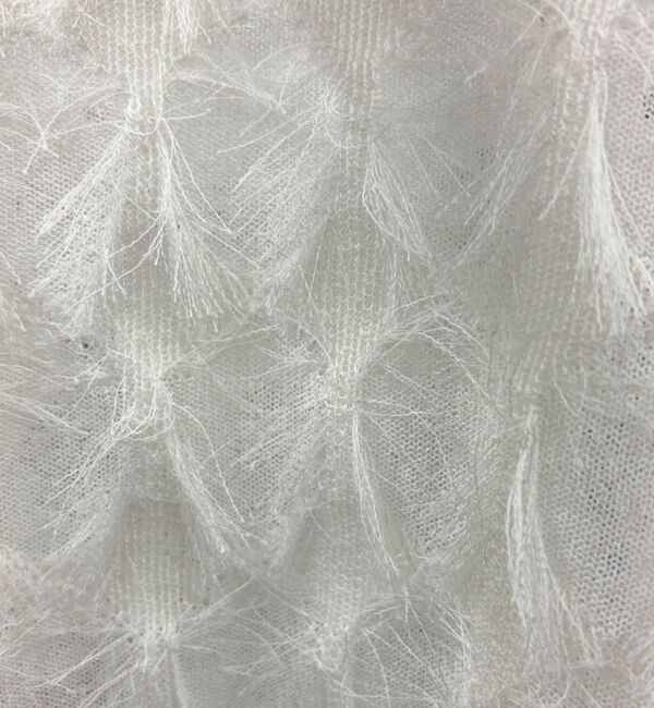 Rouge vif「ドットシアーフリンジニット」|ニット・セーター|