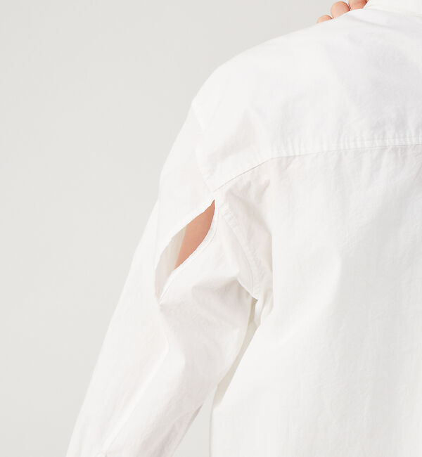 qualite「スリットデザインシャツ」|シャツ・ブラウス|