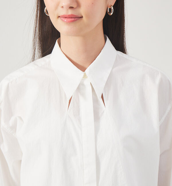 qualite「スリットデザインシャツ」|シャツ・ブラウス|