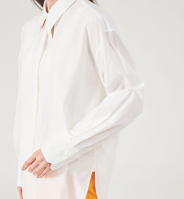 qualite「スリットデザインシャツ」|シャツ・ブラウス|