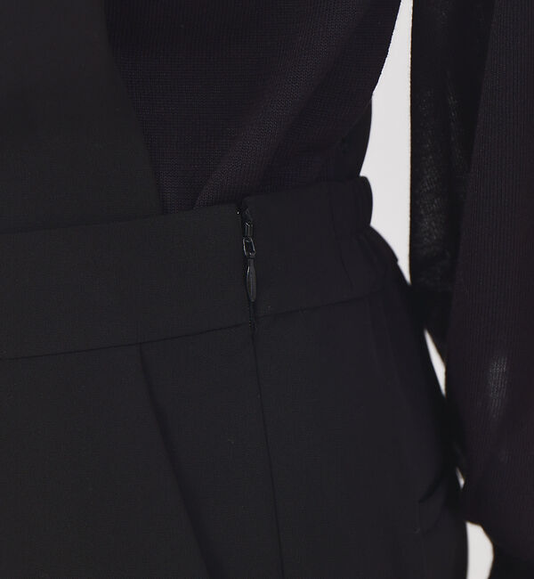 qualite「《セットアップ対応》サロペット付センタープレスパンツ」|オールインワン|