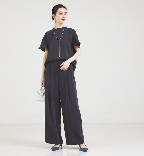 qualite「【セットアップ対応】2タックストレートパンツ」|その他|