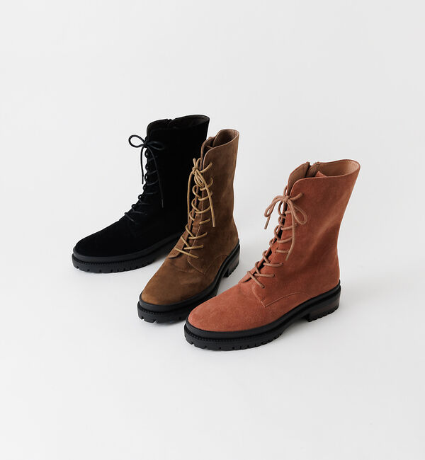 AU BANNISTER「トラックソール編上げブーツ」|ショートブーツ|