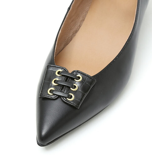 AU BANNISTER「レースアップモチーフ付き メリージェーンパンプス」|パンプス|