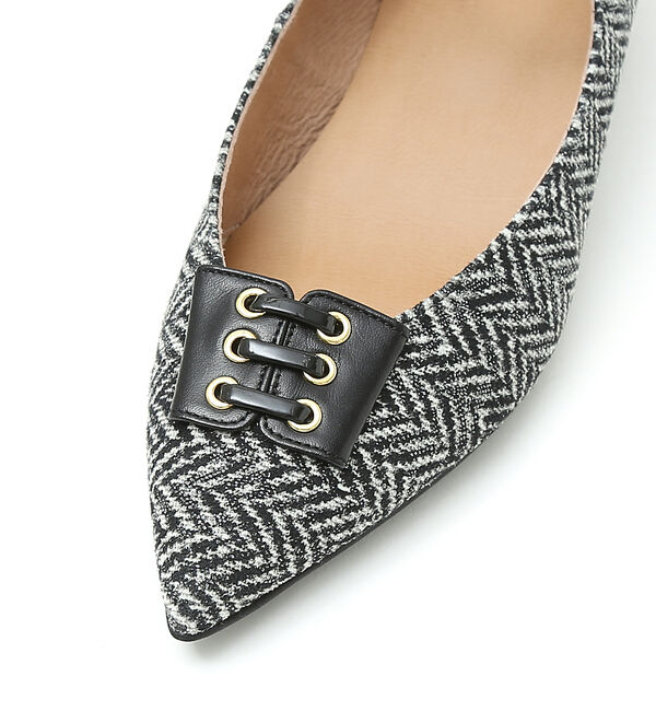 AU BANNISTER「レースアップモチーフ付き メリージェーンパンプス」|パンプス|