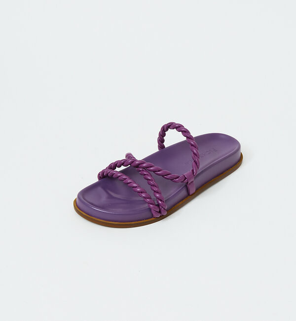 AU BANNISTER「ツイストフットベッドサンダル」|サンダル|パープル