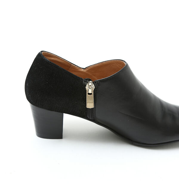 AU BANNISTER「【スノーソール】切り替しブーティー」|ショートブーツ|