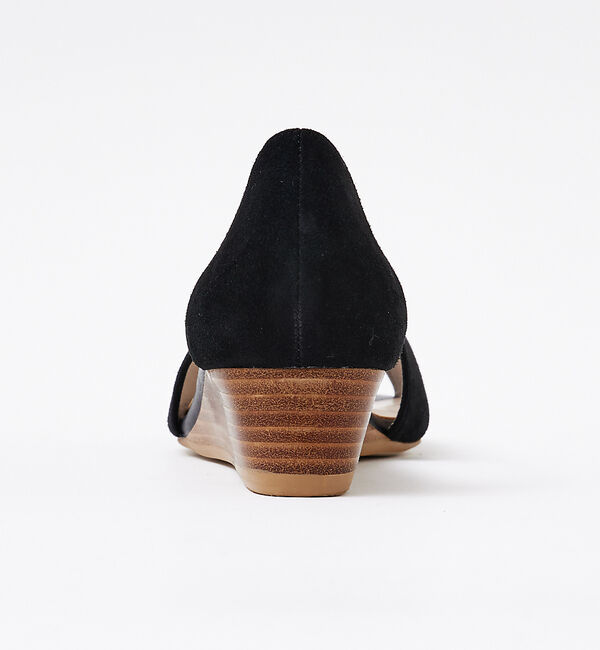 AU BANNISTER「バタフライカット スクエア オープントゥ パンプス」|パンプス|