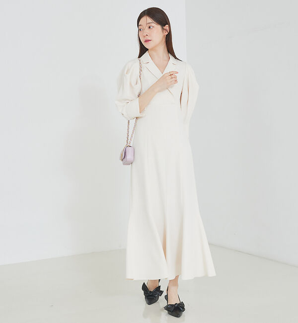 SELFIST「テーラードカラーマーメイドワンピース」|ワンピース|