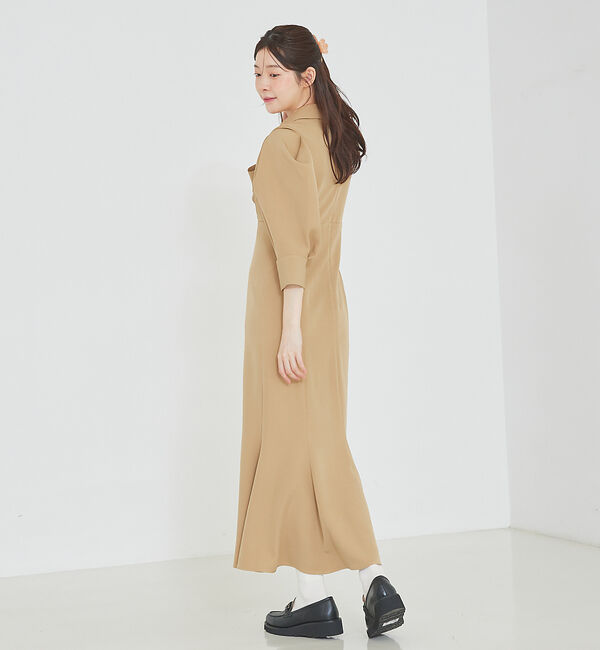 SELFIST「テーラードカラーマーメイドワンピース」|ワンピース|