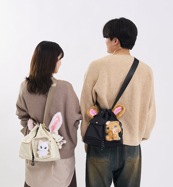 LOWELL things「【再入荷】オシゴト/巾着ショルダーバッグ【推し活】」|ショルダー・メッセンジャー|