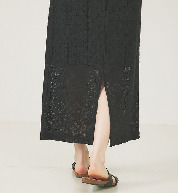 abahouse mavie「レースタイトスカート」|スカート|