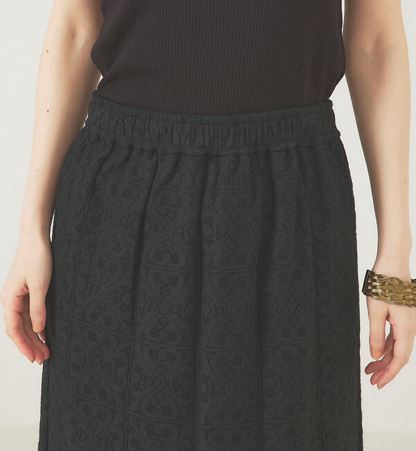 abahouse mavie「レースタイトスカート」|スカート|