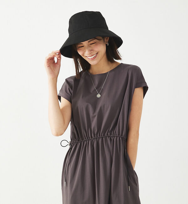 abahouse mavie「コットンナイロンハット(ストラップ付)」|その他|