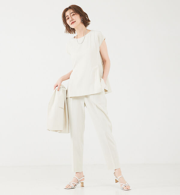 abahouse mavie「【エニデイカセット】フレンチスリーブセットアップ」|スーツ|