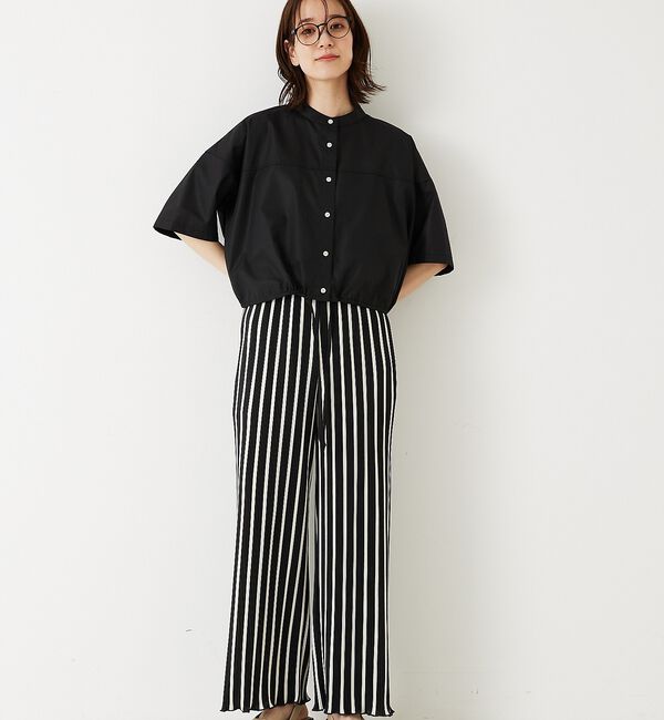 abahouse mavie「ドロストショートシャツ」|シャツ・ブラウス|