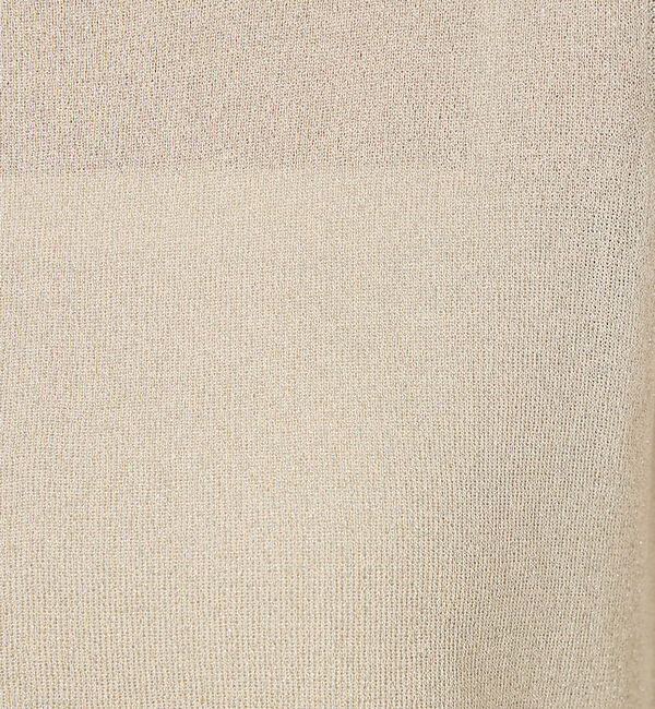 abahouse mavie「ウォッシャブルラメノースリプルオーバー」|ニット・セーター|