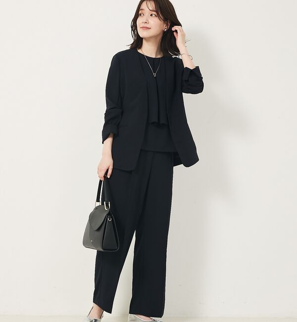 abahouse mavie「【エニデイカセット・サマー】ジョーゼットタックフレアーブラウス」|シャツ・ブラウス|