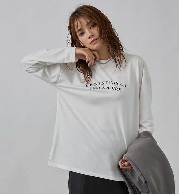 abahouse mavie「ロゴロンT」|Tシャツ・カットソー|