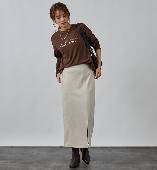 abahouse mavie「ロゴロンT」|Tシャツ・カットソー|