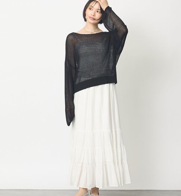 abahouse mavie「【主役級】シアーニットプルオーバー」|ニット・セーター|