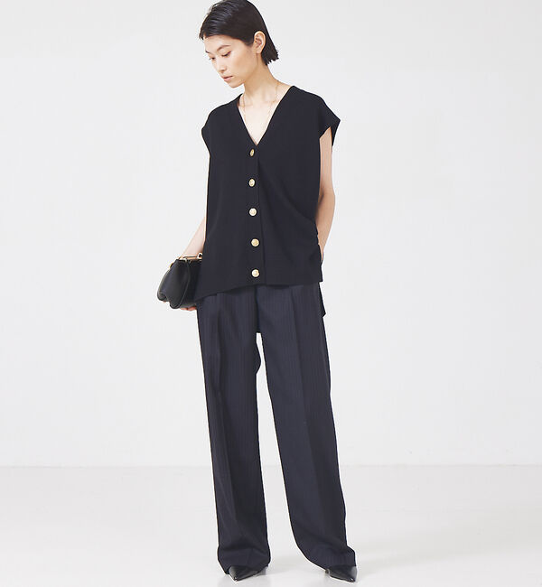 The Store by C' 「【COCUCA】ピンストライプタックパンツ」|スラックス|