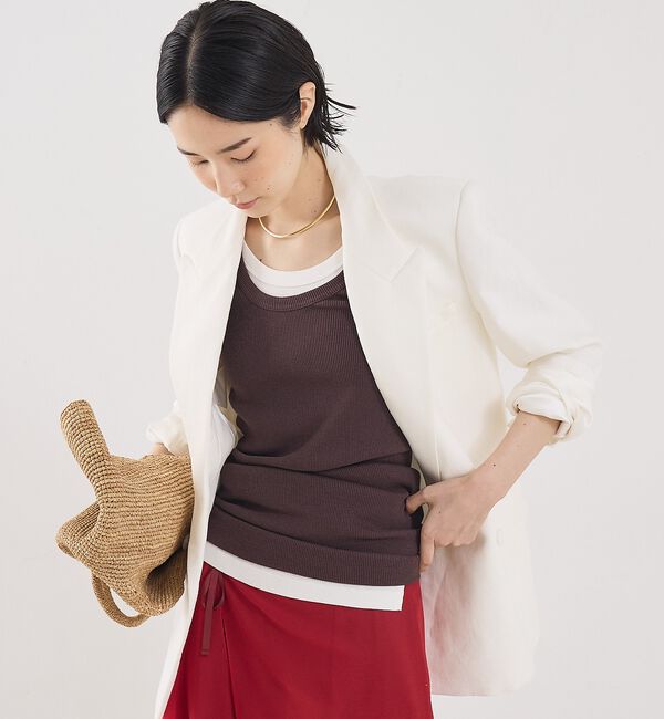 The Store by C' 「【COCUCA】チュニックリブタンク」|キャミソール|