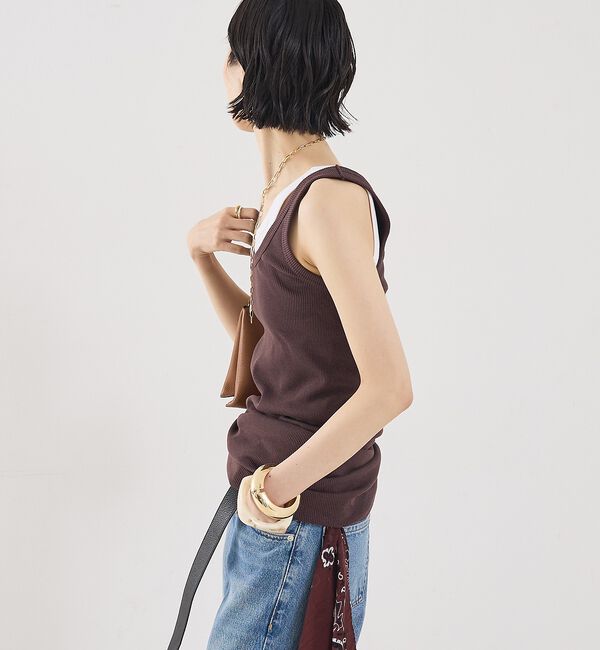 The Store by C' 「【COCUCA】チュニックリブタンク」|キャミソール|