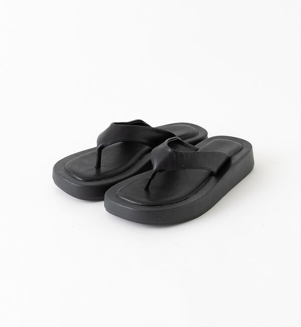 NOMINE「ボリュームソールサンダル」|サンダル|ブラック