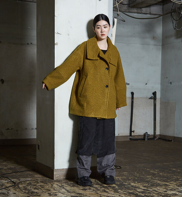 NOMINE「【セットアップ着用可】シャーク タックワイドパンツ」|スラックス|